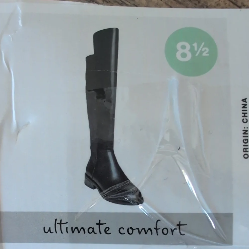 A New Day Black Over the Knee Women's Memory Foam Hope NWT Boots 8,5 M191